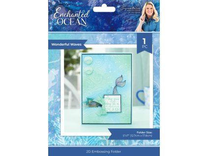 crafters companion enchanted ocean 5x7 inch 2d emb