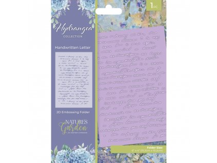 crafters companion hydrangea 2d embossing folder h