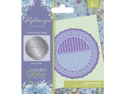 crafters companion hydrangea metal dies ditsy flor