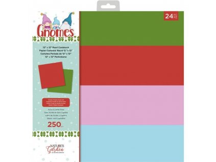 crafters companion gnomes 12x12 inch pearlescent c