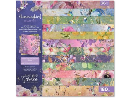 crafters companion hummingbird 12x12 inch paper pa