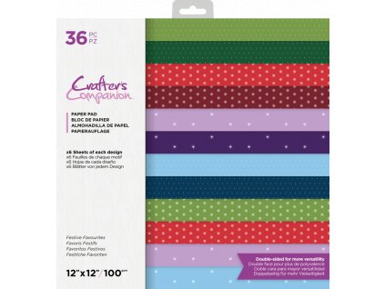 crafters companion festive favourites 12x12 inch p