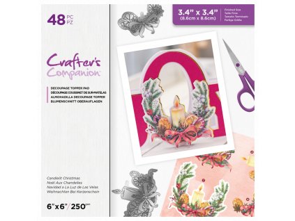 crafters companion decoupage 6x6 inch topper pad c