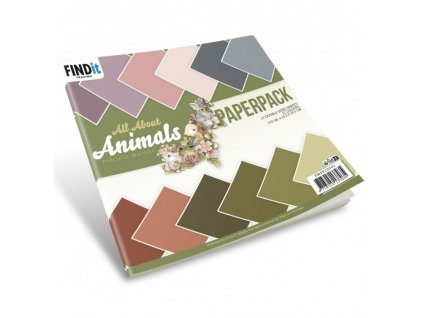 PMPP10043 Paperpack Precious Marieke All About Animals EFFEN 20x20 700x700