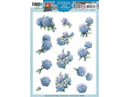 SB10911 Yvonne Creations Blooming Blue Hydrangea copy 700x991