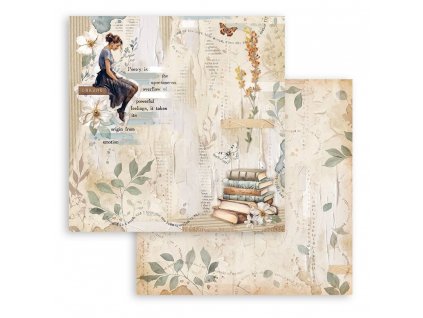 stamperia create happiness secret diary 12x12 inch lady