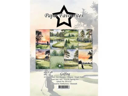 paper favourites golfing a5 paper pack pfa132 (2)