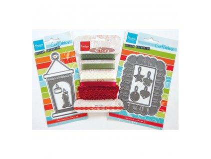 marianne design craftables set christmas ribbons p