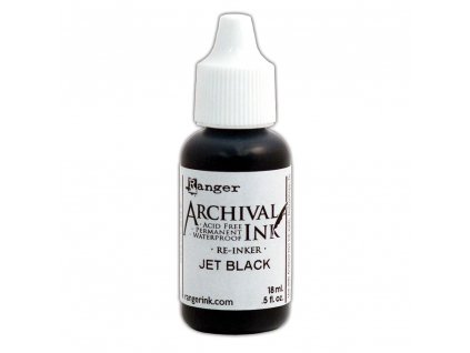 ranger ranger archival ink re inkers jet black 05