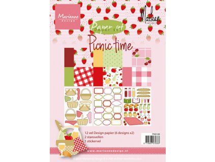marianne design pretty papers bloc a4 by marleen p