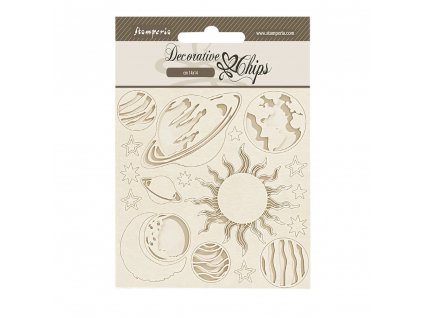 stamperia fortune decorative chips planets scb223