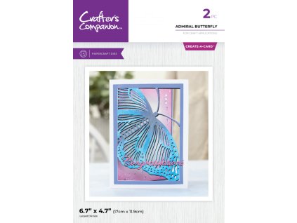 crafters companion taking flight create a card die