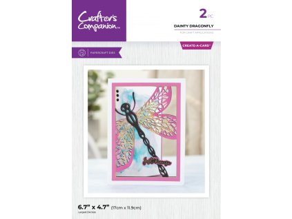 crafters companion taking flight create a card die