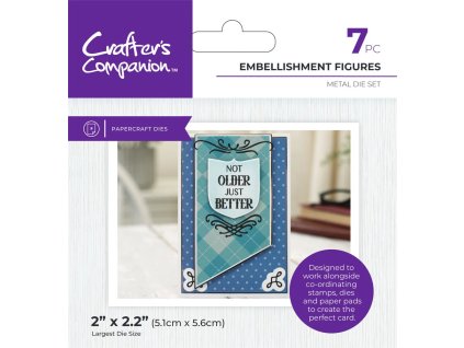 crafters companion modern man metal dies embellish