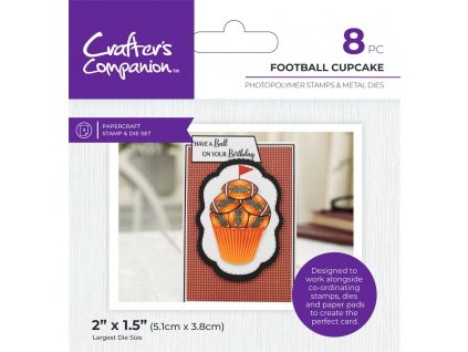 crafters companion modern man stamp dies football