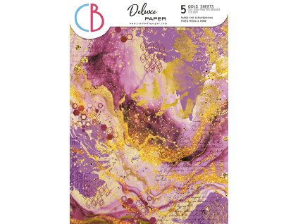 Zlacené papíry Deluxe Ciao Bella A4 5ks ETHEREAL