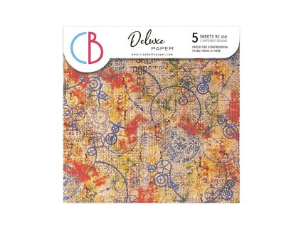 Ciao Bella Perleťové papíry Deluxe CORAL REEF 15x15cm 5ks