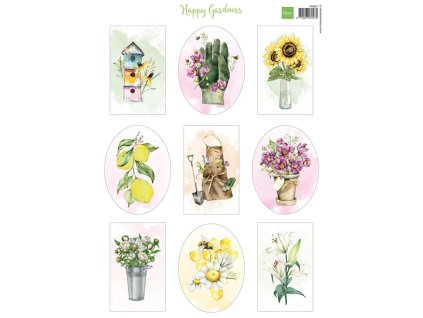 marianne design decoupage sheet a4 happy gardners