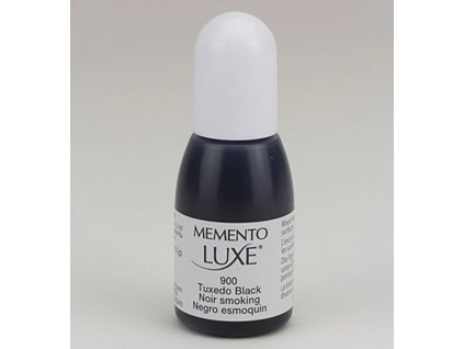 tsukineko memento luxe reinkers tuxedo black rl 00