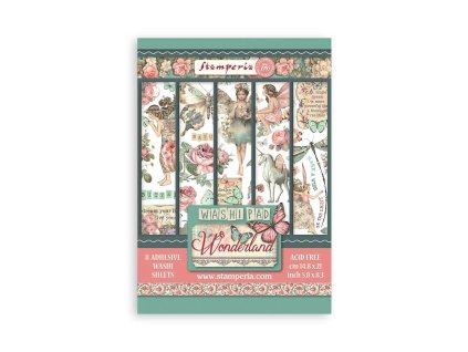 stamperia wonderland a5 washi pad 8pcs sbw08 9 11zon