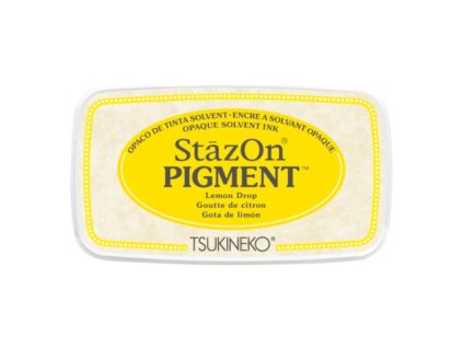 tsukineko stazon pigment inkpads lemon drop sz pig 4 11zon