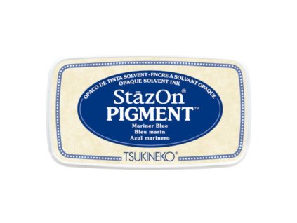 tsukineko stazon pigment inkpads mariner blue sz p 5 11zon