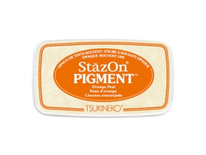 tsukineko stazon pigment inkpads orange peel sz pi 6 11zon