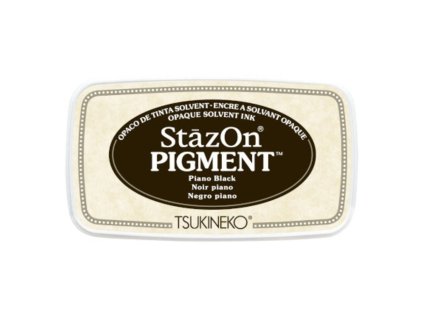 tsukineko stazon pigment inkpads piano black sz pi 9 11zon