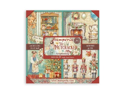 stamperia the nutcracker 12x12 inch paper pack max