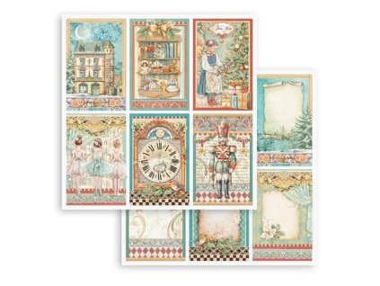 stamperia the nutcracker 12x12 inch paper sheets 6