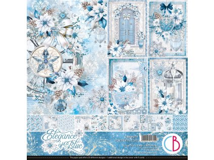 Sada oboustranných papírů Ciao Bella Elegance of Blue 30x30cm