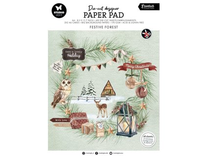 studio light festive forest a4 die cut designer pa 2 11zon