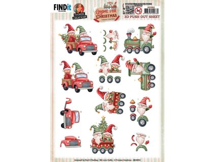 SB10952 Yvonne Creations Gnome for Christmas Gnome Transport 700x990