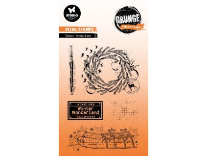 studio light winter wonderland grunge stamp sl gr 5 11zon