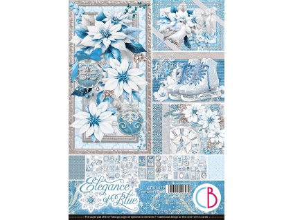Sada oboustranných papírů Elegance of Blue Creative