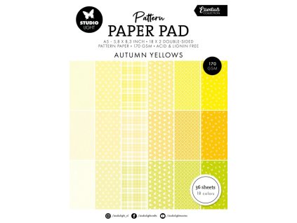 studio light autumn yellow a5 paper pad sl es ppp2 2 11zon