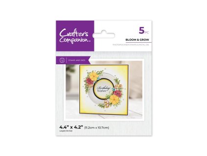 crafters companion floral aperture stamps dies blo 4 11zon