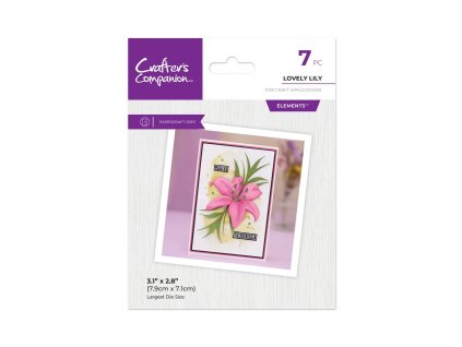 Šablony vyřezávací kovové Layered Florals Lovely Lily