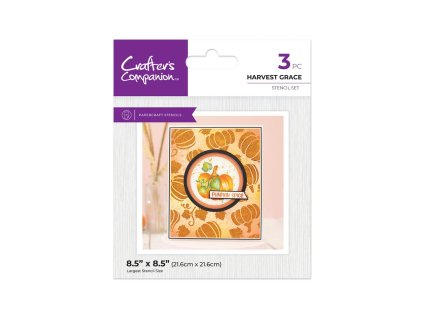 crafters companion halloween fall glitter stencil 3 11zon