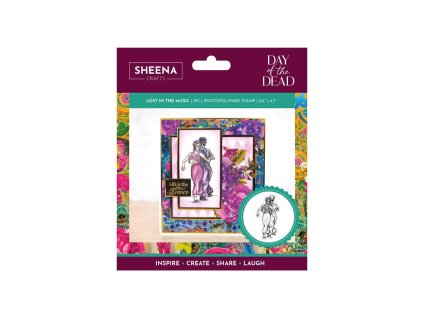 crafters companion day of the dead stamp die lost 4 11zon