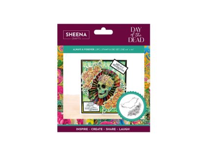 crafters companion day of the dead stamp die alway 4 11zon