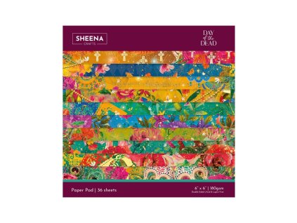 crafters companion day of the dead 6x6 inch paper 1 11zon