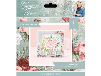 crafters companion christmas rose 3d embossing fol 4 11zon