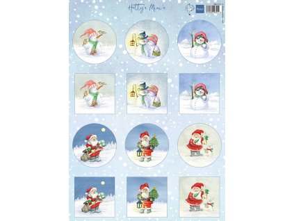marianne design decoupage sheet a4 hettys minis sn
