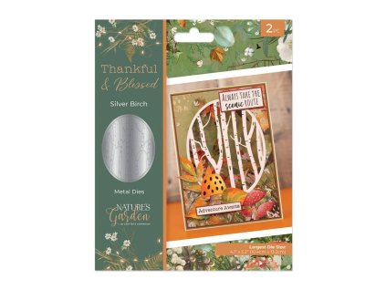 crafters companion thankful blessed metal die silv 4 11zon
