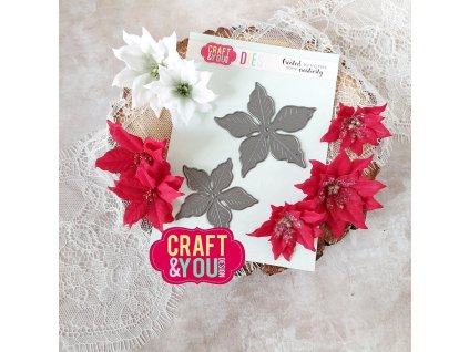 craft you design poinsettia dies cw261