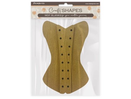 stamperia mdf crafty shapes blanks old lace corset