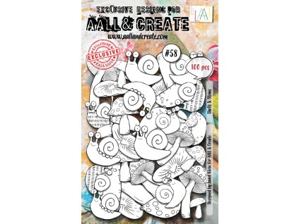aall and create ephemera die cuts a6 shells stems 1 11zon