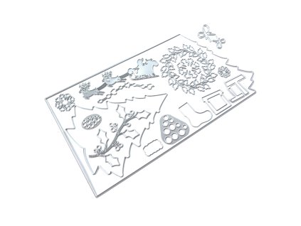 elizabeth craft designs oh christmas tree dies 204