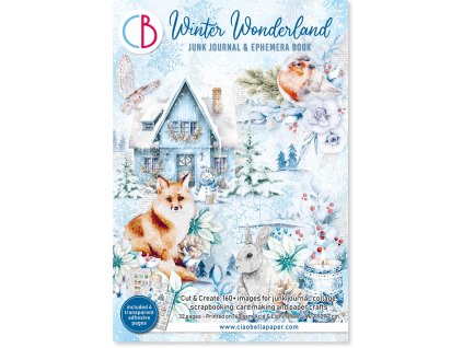 Winter Wonderland A4 Ciao Bella kniha papírů a doplňků